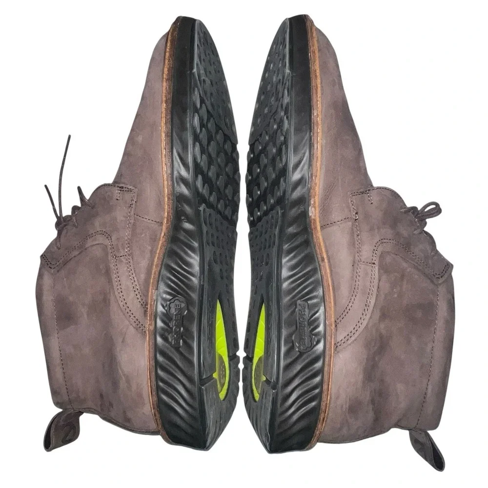 ECCO ST.1 Hybrid‎ Phorene Chukka Boots Mens 8 EU 42 Brown Nubuck Waterproof